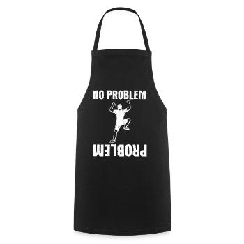 Rock Climbing Climber No Problem - Cooking Apron - black - Front - AI Model Male 185 dark (185cm)