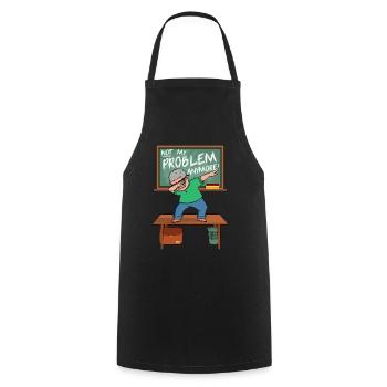 Enseignant à la retraite Pension Pension Pension Cadeau - Tablier de cuisine - noir - Devant - AI Model Male 185 dark (185cm)