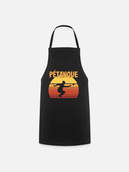 Boule Petanque Boccia - Cooking Apron - black