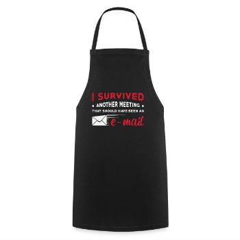 Entrepreneur CEO Boss Startup Unternehmer Geschenk - Kochschürze - Schwarz - Vorne - AI Model Male 185 dark (185cm)