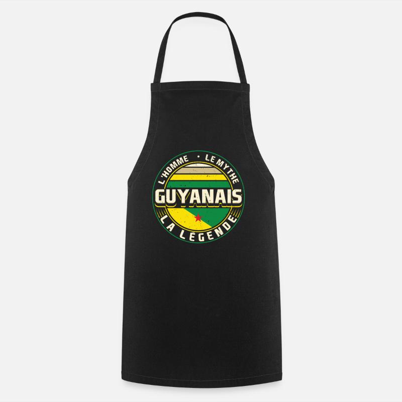 Guyane Humour Guyanais - Tablier de cuisine - noir