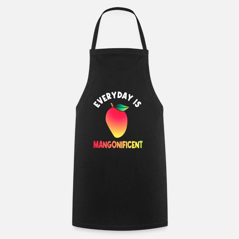 Lustiges Mango Geschenk - Kochschürze - Schwarz