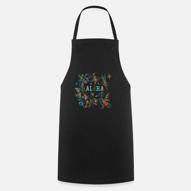 Aloha Geschenk - Kochschürze - Schwarz