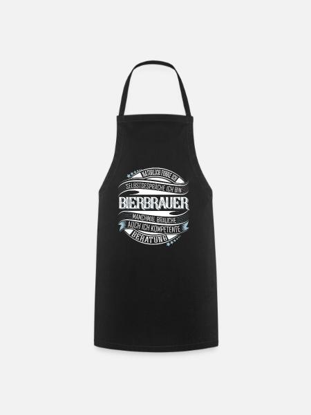 Bierbrauer - Kochschürze - Schwarz