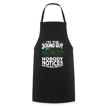 Sound Engineer Sound Engineering Sound Engineer Gift - Cooking Apron - black - Front - AI Model Male 185 dark (185cm)