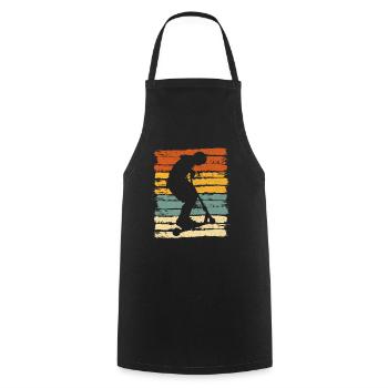 Scooter Pedal Scooter Stunt E-Scooter Folding Scooter - Cooking Apron - black - Front - AI Model Male 185 dark (185cm)