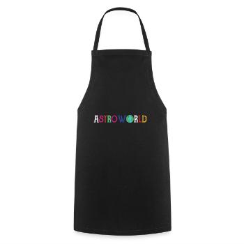 Astroworld sauve l’environnement terrestre - Tablier de cuisine - noir - Devant - AI Model Male 185 dark (185cm)