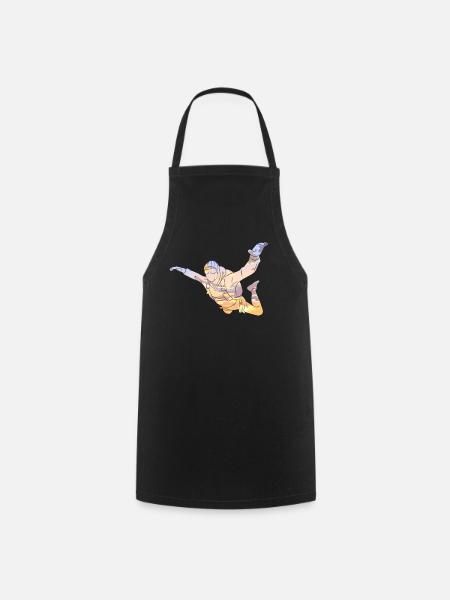 Skydiving Sunset - Tablier de cuisine - noir