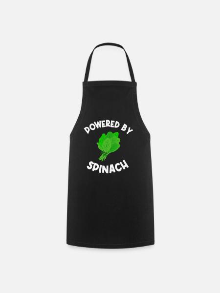 Cadeau épinard - Tablier de cuisine - noir