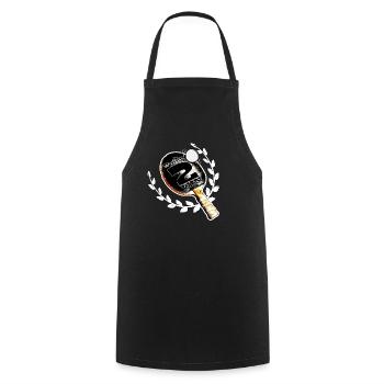 Table tennis - Cooking Apron - black - Front - AI Model Male 185 dark (185cm)