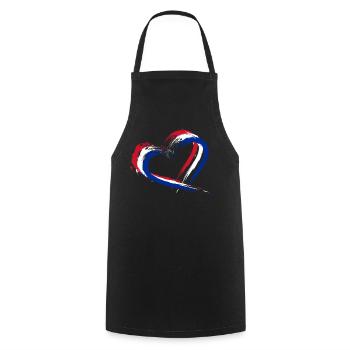 Cuba - Tablier de cuisine - noir - Devant - AI Model Male 185 dark (185cm)