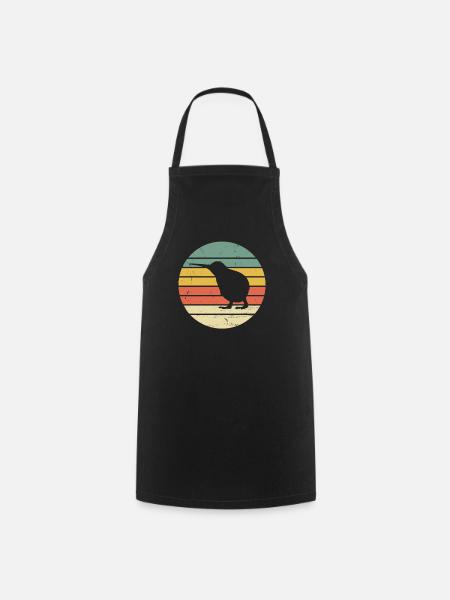 Kiwi Vogel - Tablier de cuisine - noir