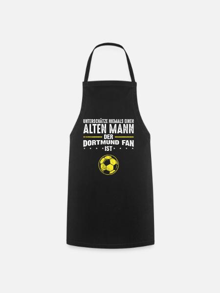 Dortmund Fan Dortmunder Fußball - Kochschürze - Schwarz