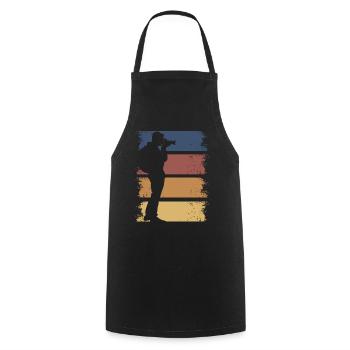 Retro Camera Photographer Vintage Photography - Cooking Apron - black - Front - AI Model Male 185 dark (185cm)
