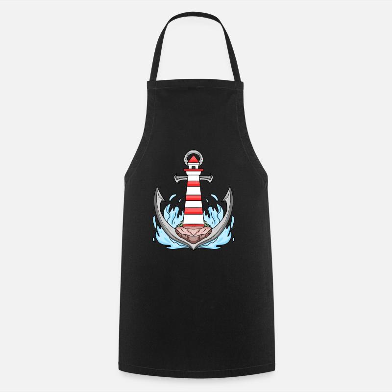 Phare d’Anchor - Tablier de cuisine - noir