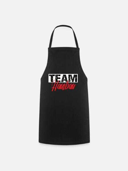 Team Hausbau - Kochschürze - Schwarz