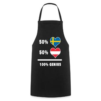 Ingenium/cadeau suédois et autrichien - Tablier de cuisine - noir - Devant - AI Model Male 185 dark (185cm)