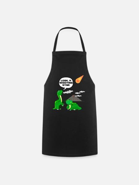 Dinosaur Dino Prehistoric Fun - Cooking Apron - black
