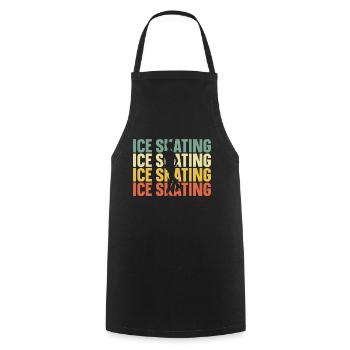 Eislaufen Eisläufer Eisschnelllauf Wintersport - Kochschürze - Schwarz - Vorne - AI Model Male 185 dark (185cm)