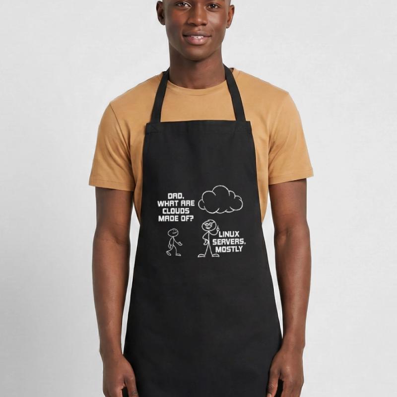 Linux Servers Computer Cloud Cooking Apron