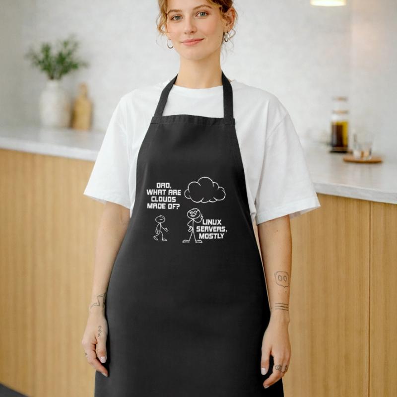 Linux Servers Computer Cloud Cooking Apron