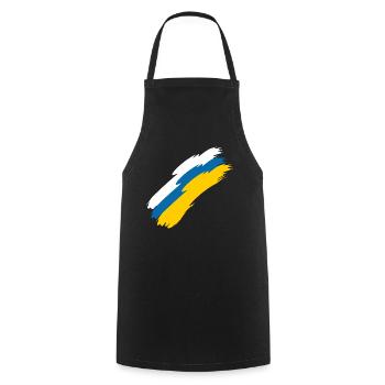 Drapeau des îles Canaries - Tablier de cuisine - noir - Devant - AI Model Male 185 dark (185cm)