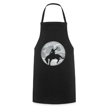 Rodeo Rider Gift - Cooking Apron - black - Front - AI Model Male 185 dark (185cm)