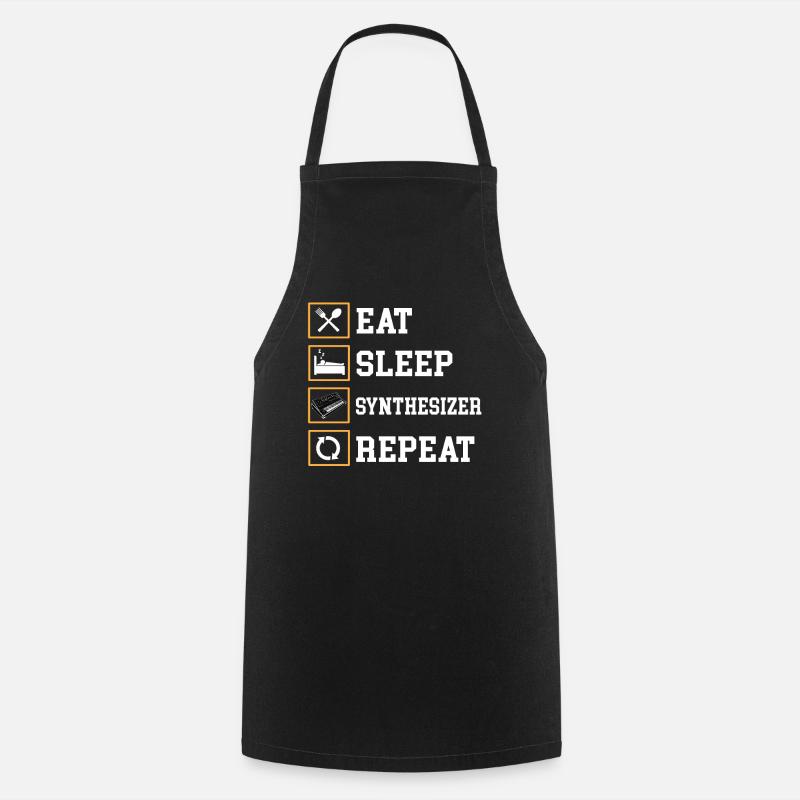 Synthesizer Music - Cooking Apron - black