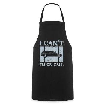 Mortician Funeral Director Embalmer - Cooking Apron - black - Front - AI Model Male 185 dark (185cm)