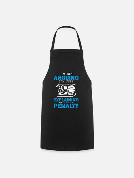 Ice Hockey - Cooking Apron - black