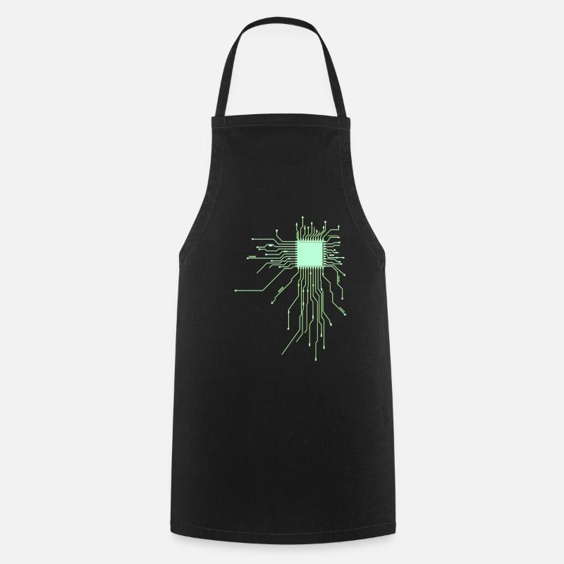 conseil d’administration core cpu ordinateur nerd pc humour geek code - Tablier de cuisine - noir