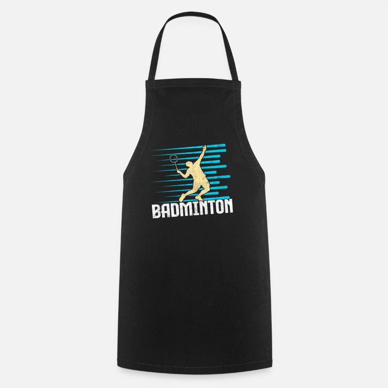 Badminton - Kochschürze - Schwarz