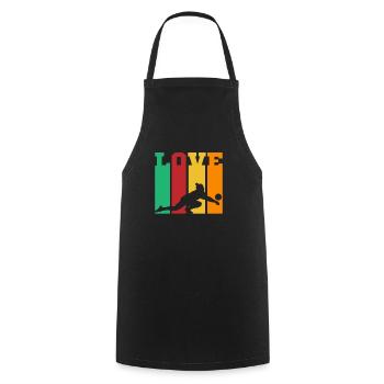 Volleyball Volleyball Player Beach Volleyball Player - Cooking Apron - black - Front - AI Model Male 185 dark (185cm)