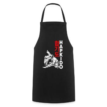 Hapkido - Tablier de cuisine - noir - Devant - AI Model Male 185 dark (185cm)
