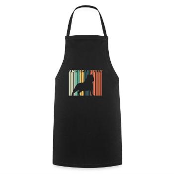 American Bully Pitbull Bulldog Gift - Cooking Apron - black - Front - AI Model Male 185 dark (185cm)