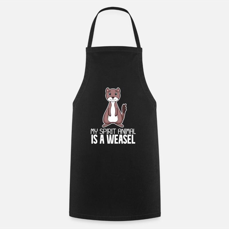 Belette - Tablier de cuisine - noir