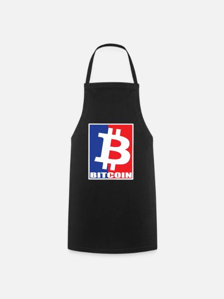 Bitcoin - Kochschürze - Schwarz