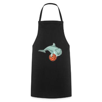 Dolphin Basketteur Basketteur - Tablier de cuisine - noir - Devant - AI Model Male 185 dark (185cm)