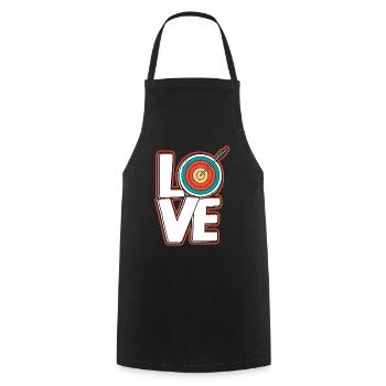 Archer Archery Archery Gift - Cooking Apron - black - Front - AI Model Male 185 dark (185cm)