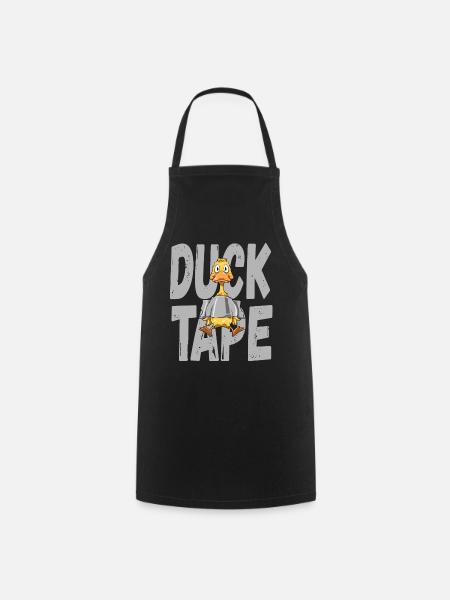 Ruban adhésif de canard pour hommes et femmes - Tablier de cuisine - noir