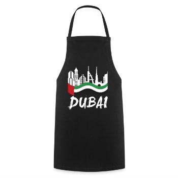 Dubai United Arab Emirates The Palm - Cooking Apron - black - Front - AI Model Male 185 dark (185cm)