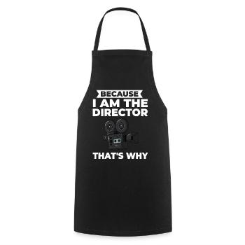 Film Director Filmmakers Film Camera Film - Cooking Apron - black - Front - AI Model Male 185 dark (185cm)