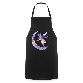Glitter Fée Elfe Conte de Fées Dames Fille Cadeau - Tablier de cuisine - noir - Devant - AI Model Male 185 dark (185cm)