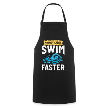 Schwimmen Trainer Pool Schwimmer Lektion - Kochschürze - Schwarz - Vorne - AI Model Male 185 dark (185cm)