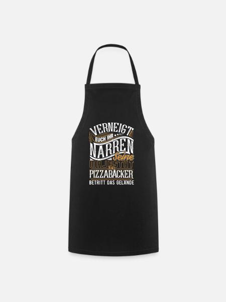 Pizzabäcker - Kochschürze - Schwarz
