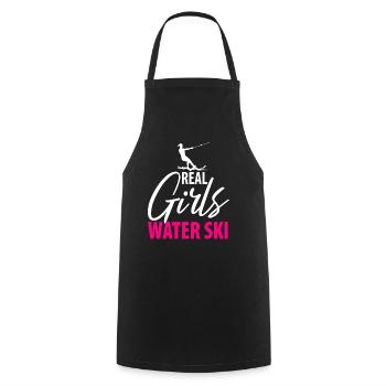 Water Skis Waterskiing Waterskiers Ladies Mother - Cooking Apron - black - Front - AI Model Male 185 dark (185cm)