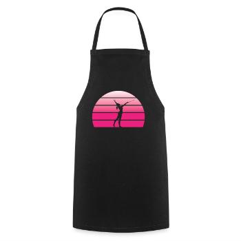 Majorette Silhouette - Cooking Apron - black - Front - AI Model Male 185 dark (185cm)