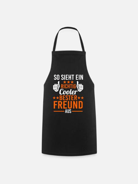 Bester Freund - Kochschürze - Schwarz