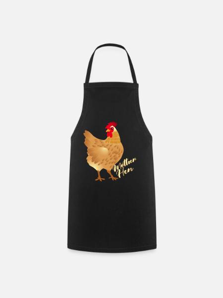 Mother Hen - Cooking Apron - black