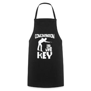 Billiards Pool Billiards Billiards Ball Billiards Cook 8Ball - Cooking Apron - black - Front - AI Model Male 185 dark (185cm)